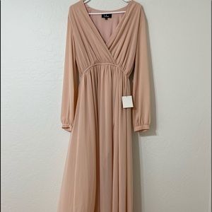 Brand new lulus Blush Pink Maxi Dress